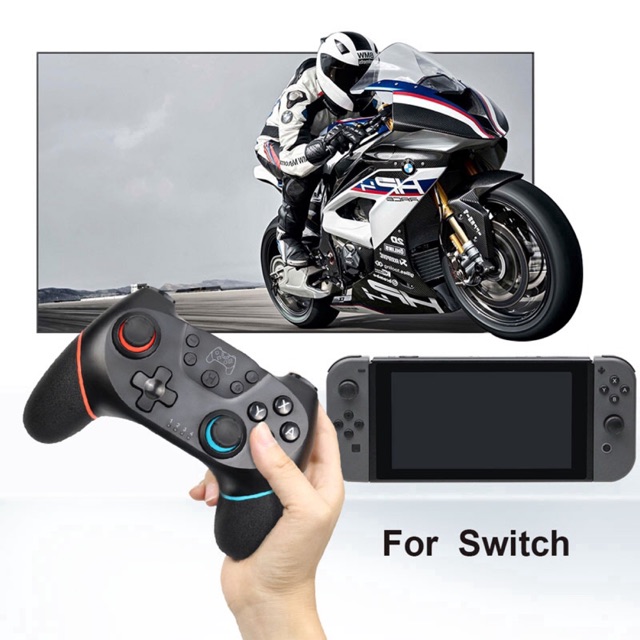 Tay cầm điều khiển chơi game kết nối Bluetooth cho Nintendo Switch