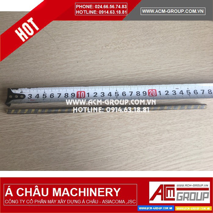 TY RUNG MÁY ĐẦM THƯỚC KHUNG SẮT ĐỎ