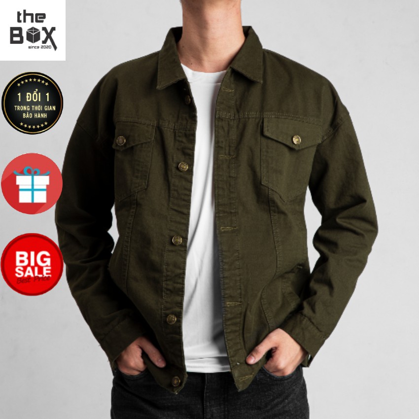 [Rẽ Vô Địch] Áo Khoác Kaki Nam Hàn Quốc Đẹp 6 Màu Sắc Thoải Mái Lựa Chọn - The Box TB106 | BigBuy360 - bigbuy360.vn