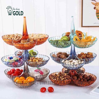 Khay Đựng Mứt Tết, Khay Mứt Vảy Cá Hình Tháp