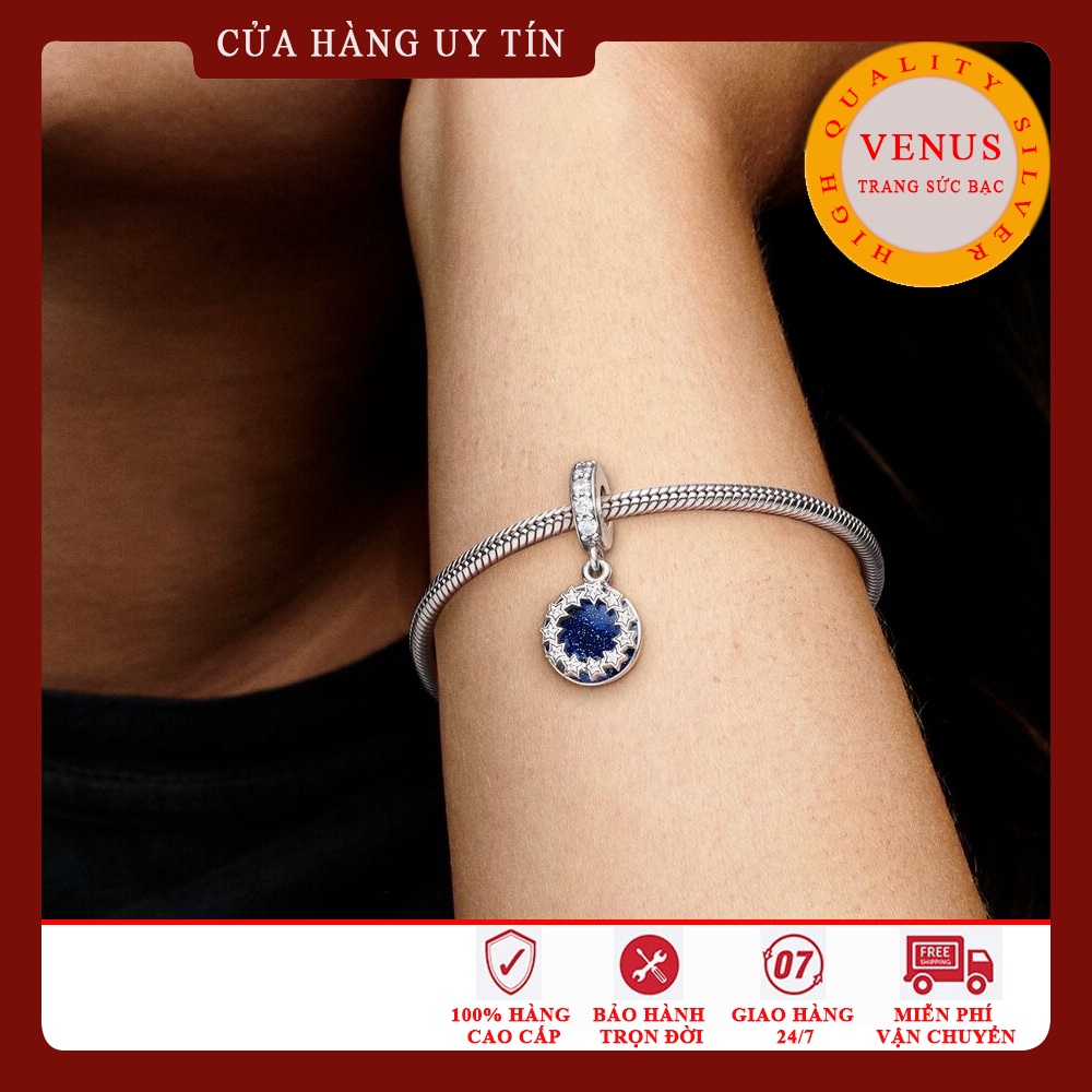 [Charm bạc 925 cao cấp] Charm treo hình nguyệt quế- Mã sản phẩm VENUSNQ