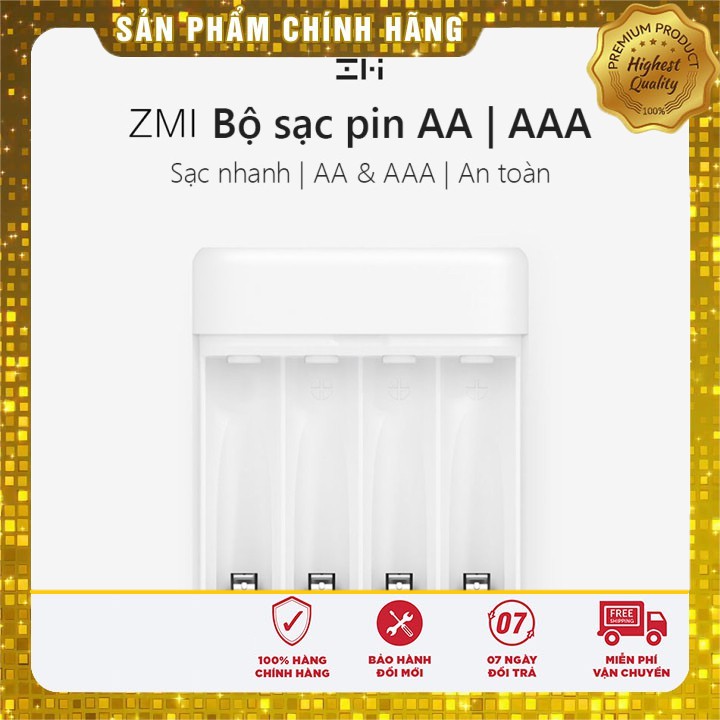 [Sale] Bộ sạc pin tiểu AA, AAA Xiaomi ZMI .