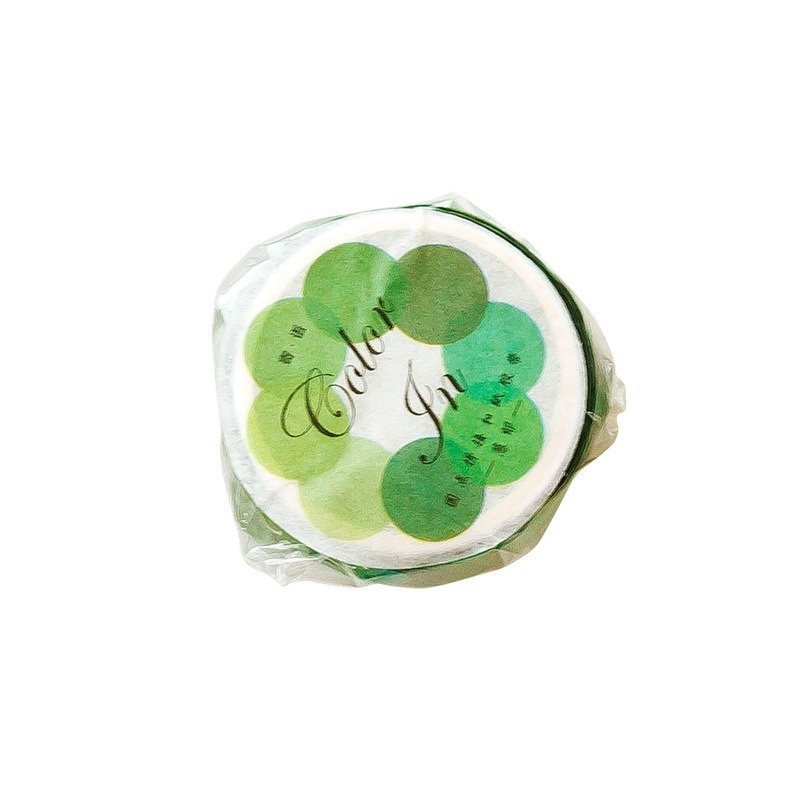 Set 100 Miếng Dán Giấy Ghi Chú Họa Tiết Chấm Bi Dễ Thương Dùng Trang Trí