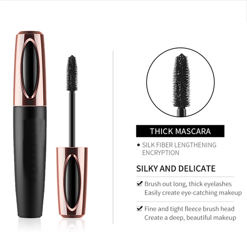 [Hàng mới về] Mascara chuốt mi cong dài chống thấm nước chống phai màu tiện dụng chất lượng cao