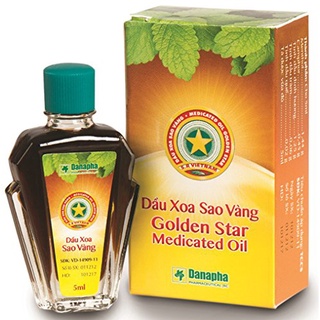 Dầu xoa sao vàng 5ml