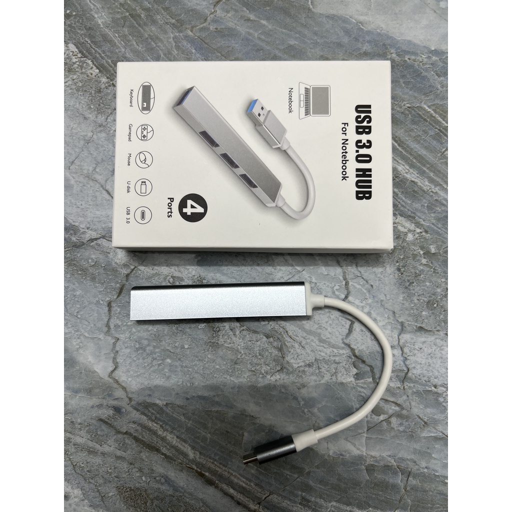 HUB Type C và HUB USB 3.0 tốc độ cao SIDOTECH cổng chia usb mở rộng kết nối chuyển đổi cho laptop táo Laptop PC (SB2)