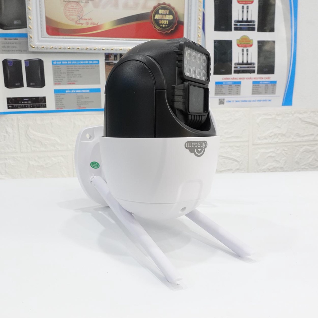 Camera Vitacam DZ3000 Pro, PTZ Chống nước 3.0Mpx, 1296P UltraHD rõ nét. Chíp xử lý hình ảnh mạnh