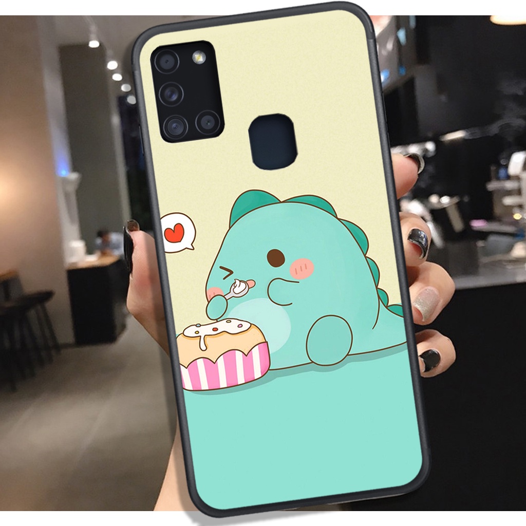[HOT]ỐP SAMSUNG A21S - M21 - M30S - M31, IN HÌNH KHỦNG LONG CHIBI SIÊU DỄ THƯƠNG.