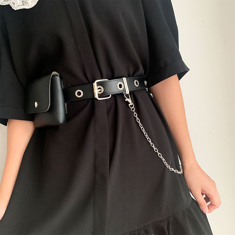 dây nịt phối túi mini belt bag- tui12