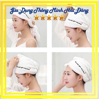 Khăn quấn tóc👳‍♀️khăn ủ tóc khô tóc siêu nhanh