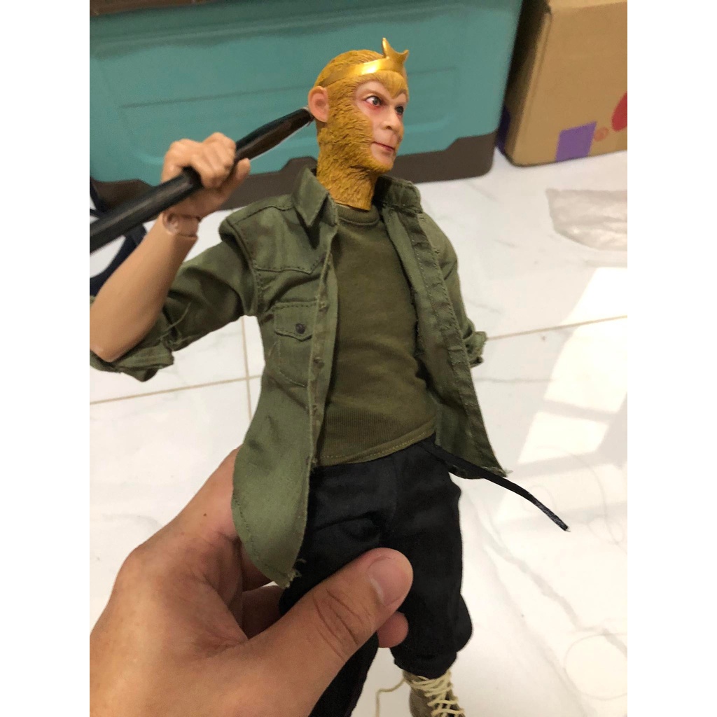 Mô hình custom áo sơ mi, giày booth 1/6 cus - Custom figure