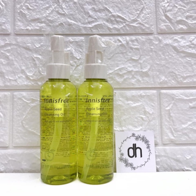 [Chính hãng] ( MẪU MỚI) DẦU TẨY TRANG TÁO XANH Innisfree Apple Seed Cleansing Oil 150ml