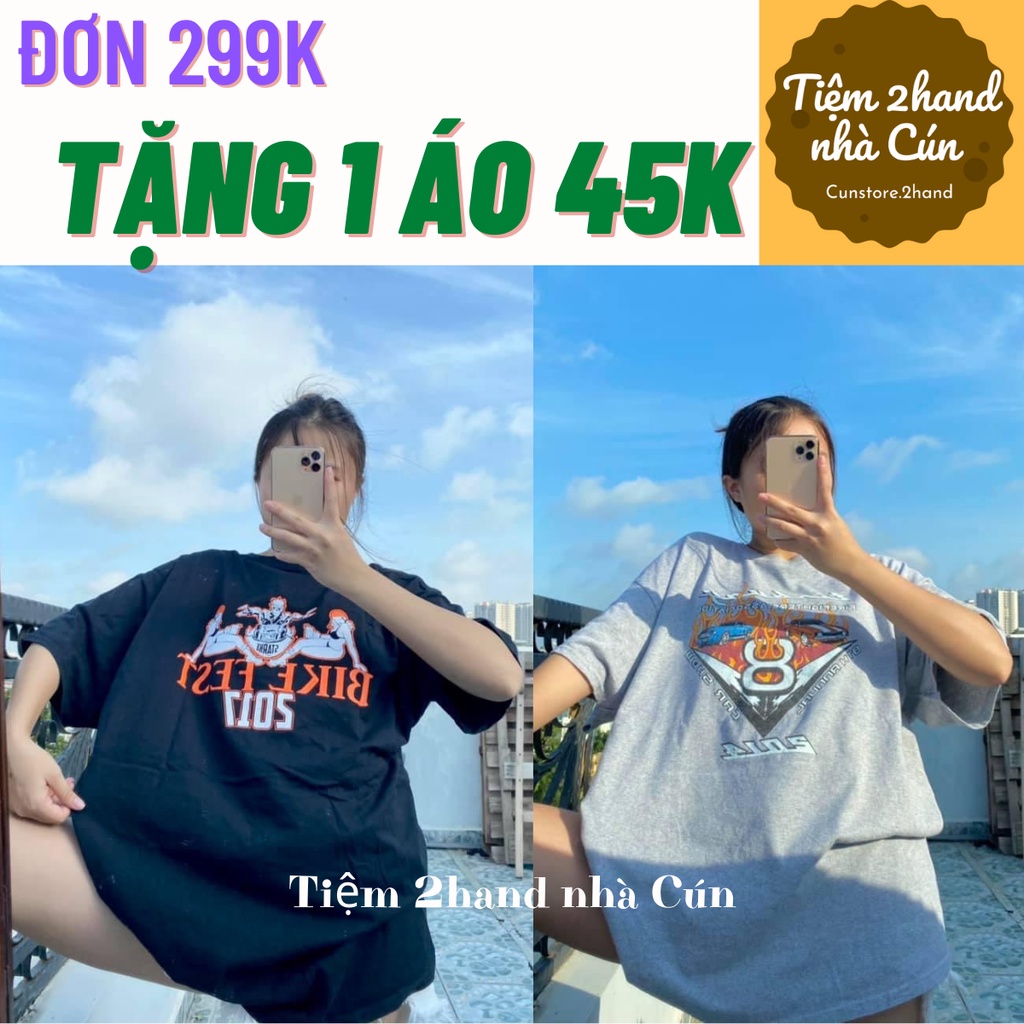 Áo thun mỹ 2hand bigsize nam nữ form rộng unisex  Loại 1 Mới 96-99% Phông mỹ 2hand oversize vintage- Cunstore.2hand