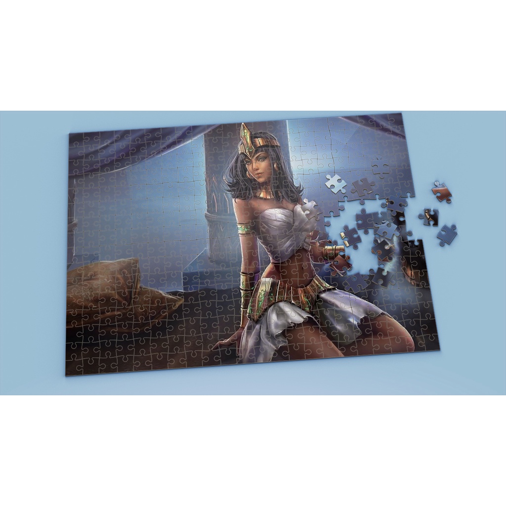 Tranh ghép hình A4, A5 League of Legends, xếp hình NIDALEE - Mẫu 1