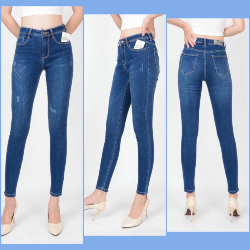 Quần Jeans Skinny Nữ ABBIANCA VNXK Cao Cấp