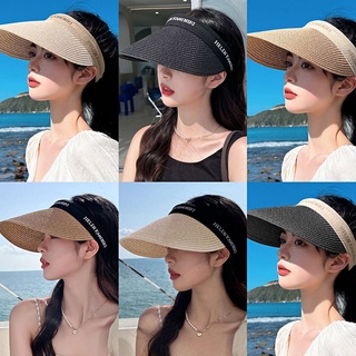 Mũ Rơm Che Nắng Không Chóp Đội Đầu Phong Cách Hàn Quốc