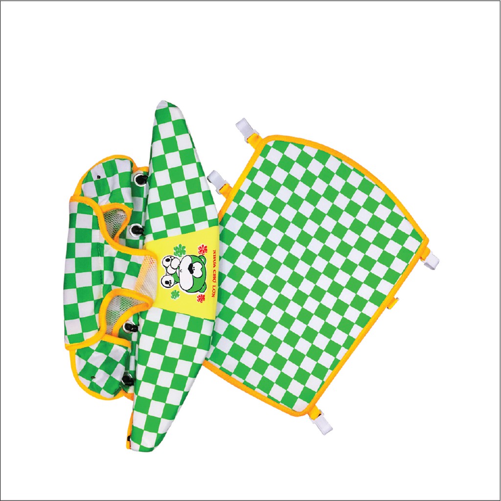 PK - Yên và miếng lót chân Xe Tập Đi Nhựa Chợ Lớn - Giao màu ngẫu nhiên