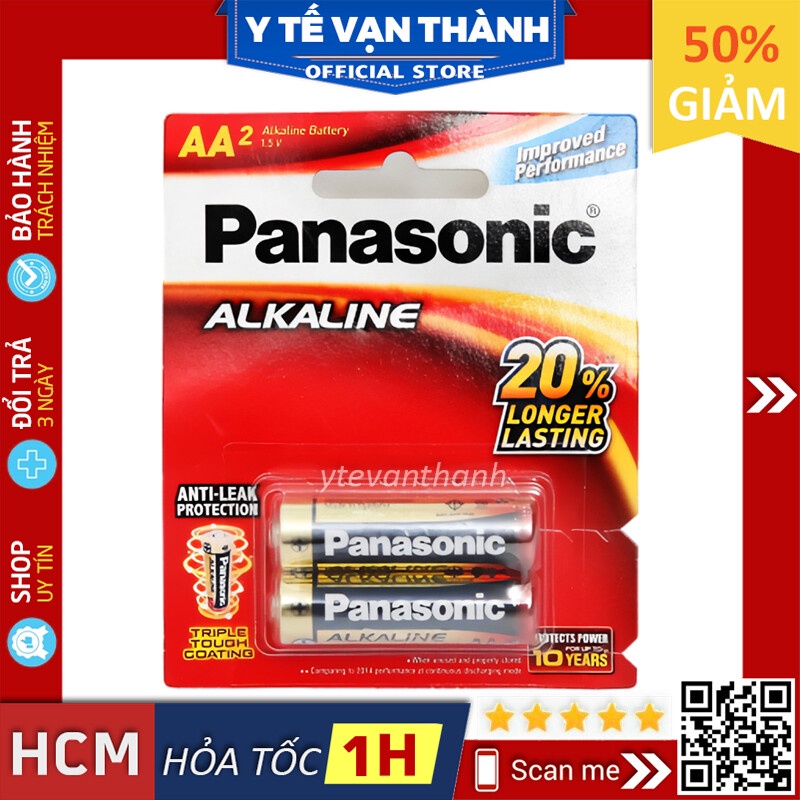 ✅ [PIN THẬT] Pin Tiểu Panasonic Alkaline (Vỉ 2 Viên) -VT0038