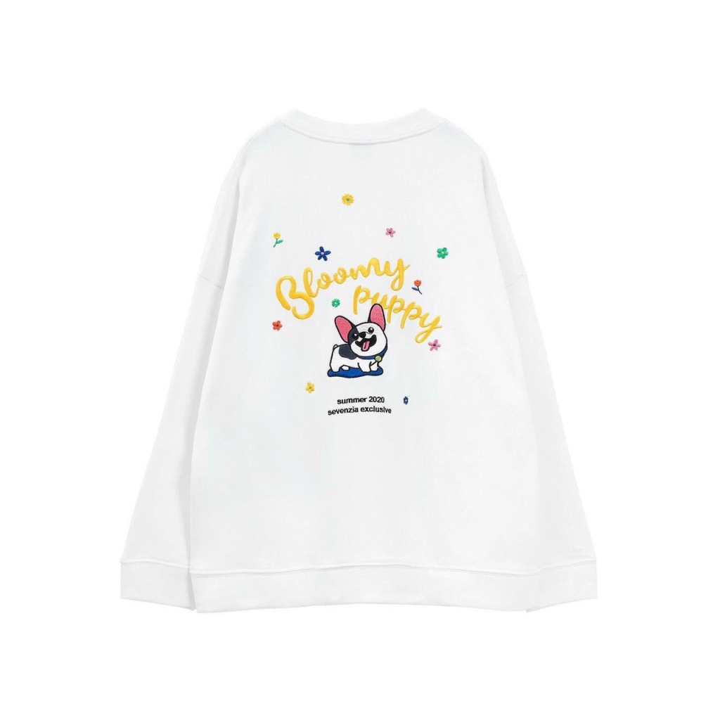 ÁO KHOÁC CARDIGAN Nam Nữ THUN NỈ FORM RỘNG IN CHÓ Bloomy Puppy TP[NewUnisex]