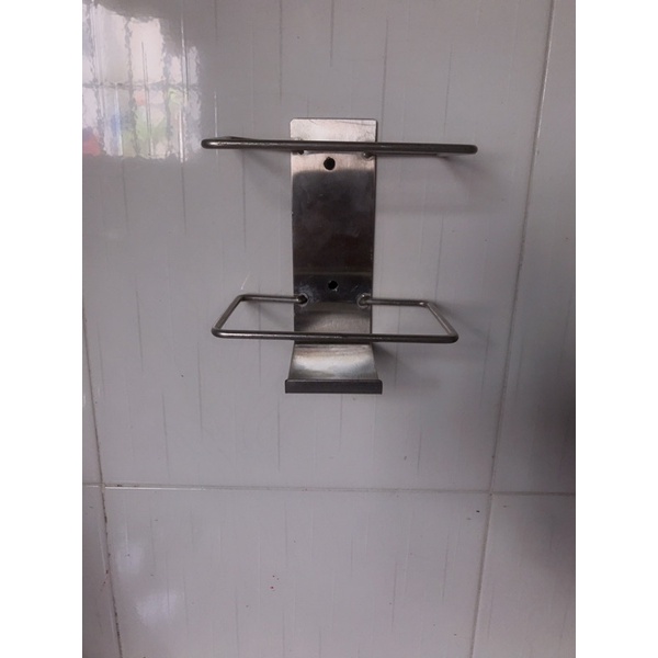 Giá để Nước Rửa Tay bằng Inox 304 không gỉ, giá đỡ nước rửa tay dùng cho chai nước rửa tay 500ml, sạch sẽ và dễ vệ sinh. | BigBuy360 - bigbuy360.vn