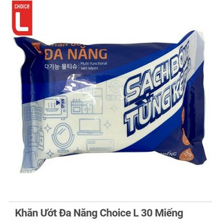 Khăn Ướt Đa Năng Choice L 30 Miếng