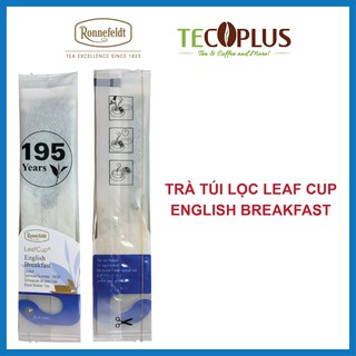 [HÀNG CHÍNH HÃNG] Trà Túi Lọc Ronnefeldt tea - Leafcup English Breakfast 1 túi 1.5g