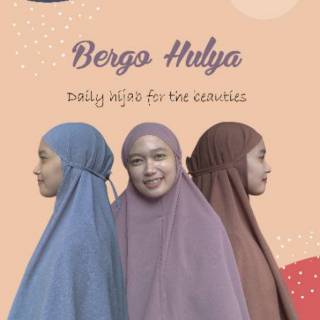 Jumbo Bergo Hulya Cao Cấp Hijab Tức Thì