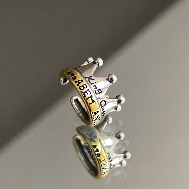 Bông tai Kẹp Tai của Phụ nữ Vương miện sang trọng Không xỏ lỗ Kẹp tai