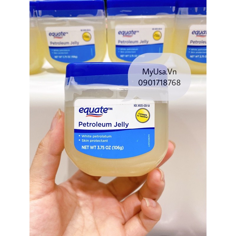 Sáp Dưỡng Ẩm Da Equate❤Sáp Dưỡng Ẩm Equate 100% Pure Petroleum Jelly 106g/368gr