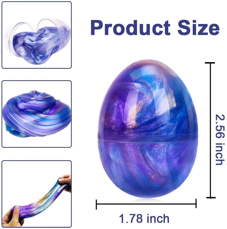 Set 1/ 5 đồ chơi slime ma quái màu galaxy