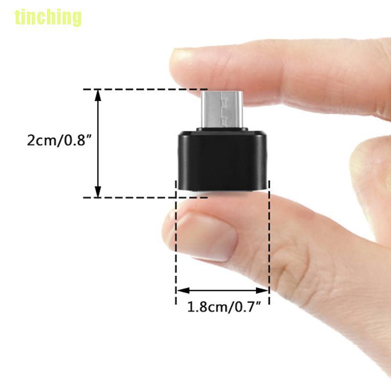 Set 2 Đầu Chuyển Đổi Otg Usb Type C Tinching11 Sang Usb 2.0 Otg Chuyên Dụng