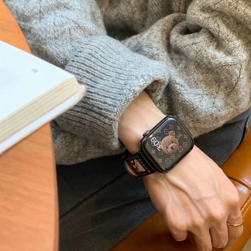 Dây Đeo Vải Canvas Mềm Cho Đồng Hồ Apple Watch Series 7 6 5 4 3 SE 41mm 45mm 40mm 38mm 42mm 44mm