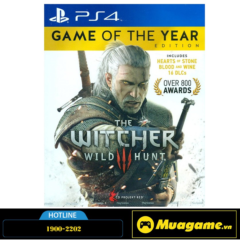 Đĩa Game PS4 The Witcher 3 Wild Hunt Complete Edition Hệ US