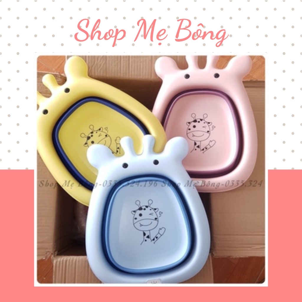 Chậu rửa gấp gọn hình hươu