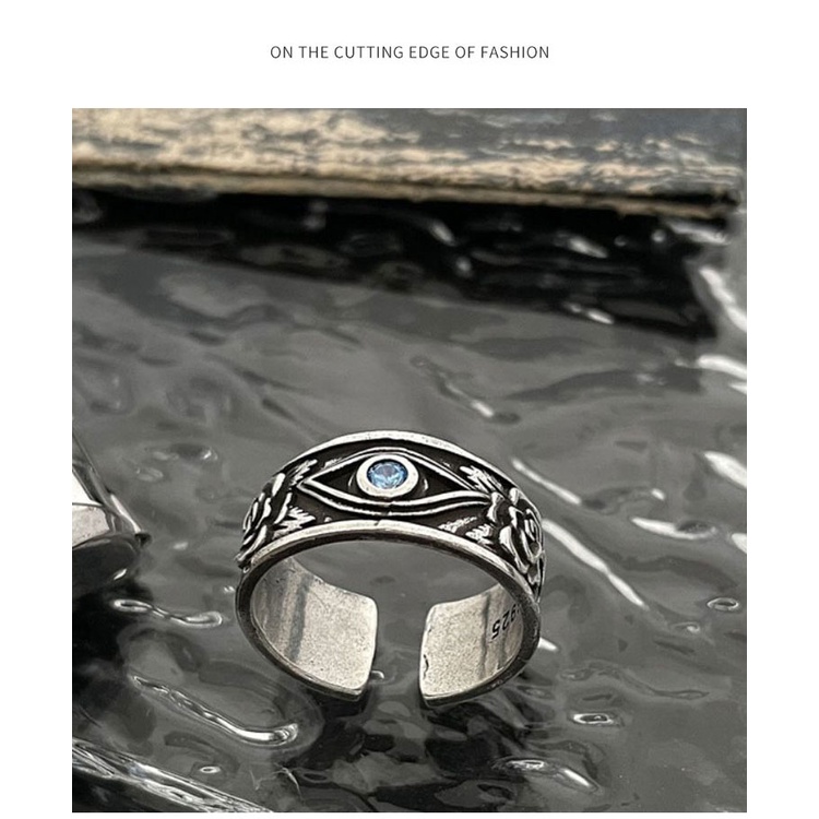 Nhẫn Hình Mắt Thời Trang Có Thể Điều Chỉnh Dành Cho Nam Và Nữ