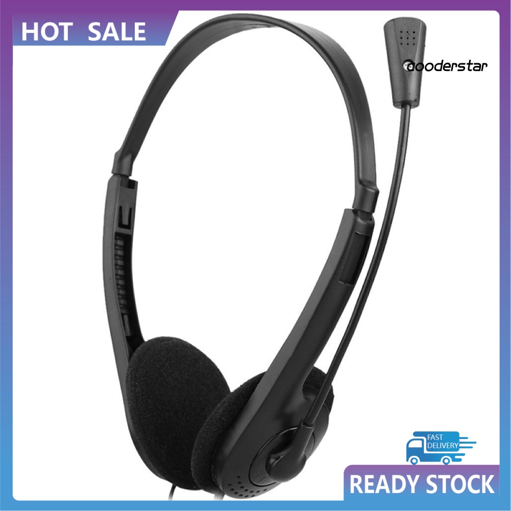 Tai Nghe Giảm Tiếng Ồn DN-PJ Có Dây Chuẩn 3.5mm Kèm Mic Dành Cho Máy Tính