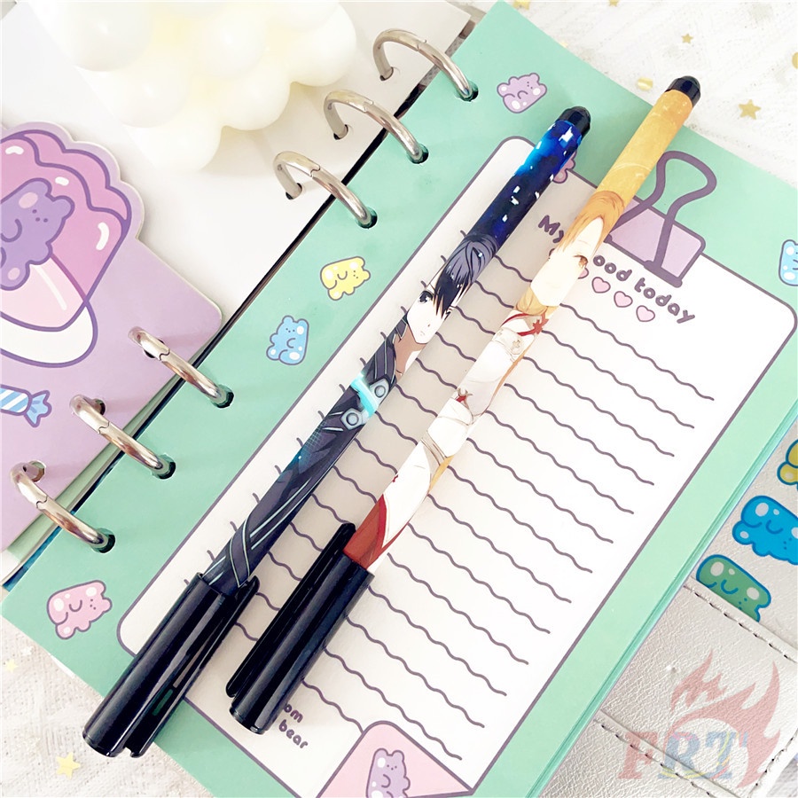 ❀ Bút In Hình Anime Sword Art Online Q-1 Độc Đáo ❀ 1 Bút Mực Nước SAO Kirito / Yuuki Asuna