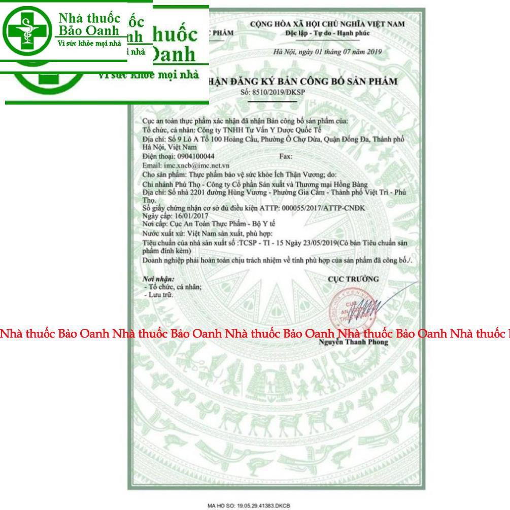 Ích thận vương hộp 180 viên tặng kèm 1 hộp 30 viên, Cải thiện chức năng thận và bảo vệ thận từ thảo dươc