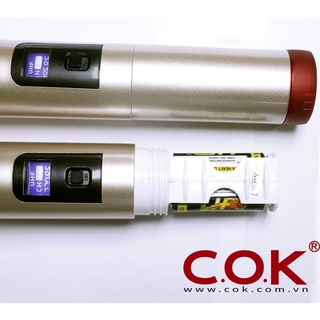 Micro Không Dây C.O.K ST-123 (2 Micro), Micro Karaoke