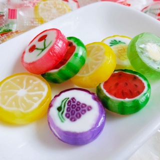 Combo 500g kẹo cứng hương vị trái cây bốn mùa hình dáng siêu Xinh