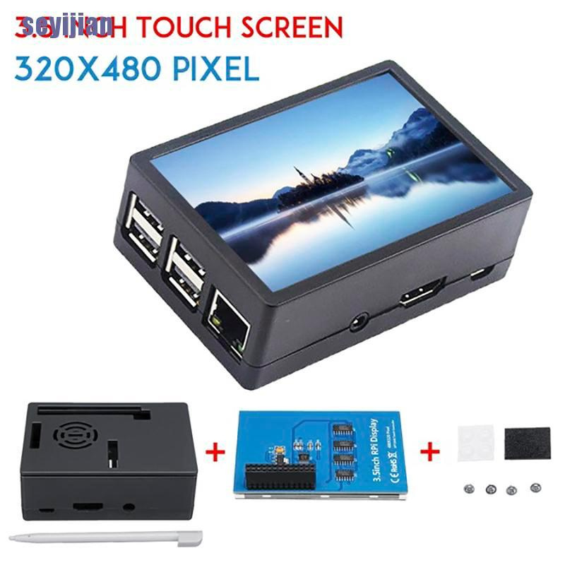 Bao Da Có Màn Hình Cảm Ứng LCD 3.5 "320 * 480 TFT Dùng Cho Raspberry Pi A B A + 2B 3B 3B +