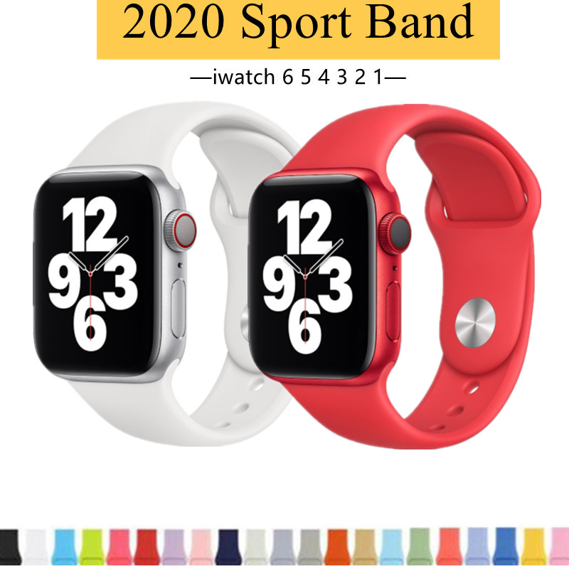 Dây Đồng Hồ Thông Minh Đeo Tay Apple Watch 6 5 4 3 2 1 Kích Thước 38mm 42mm 40mm 44mm Mẫu 25-29