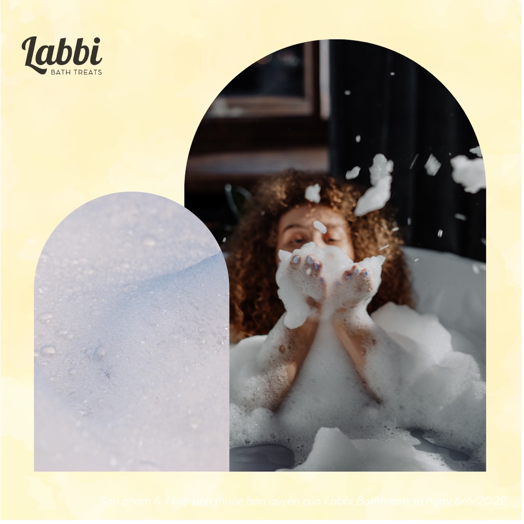 Bánh siêu tạo bọt bồn tắm PHOMAT [Labbi] Bubble Bar
