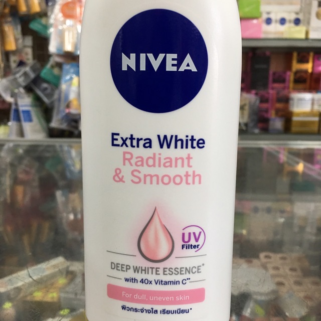 Sữa dưỡng thể Nivea Extra White Radiant &amp; Smooth 400ml