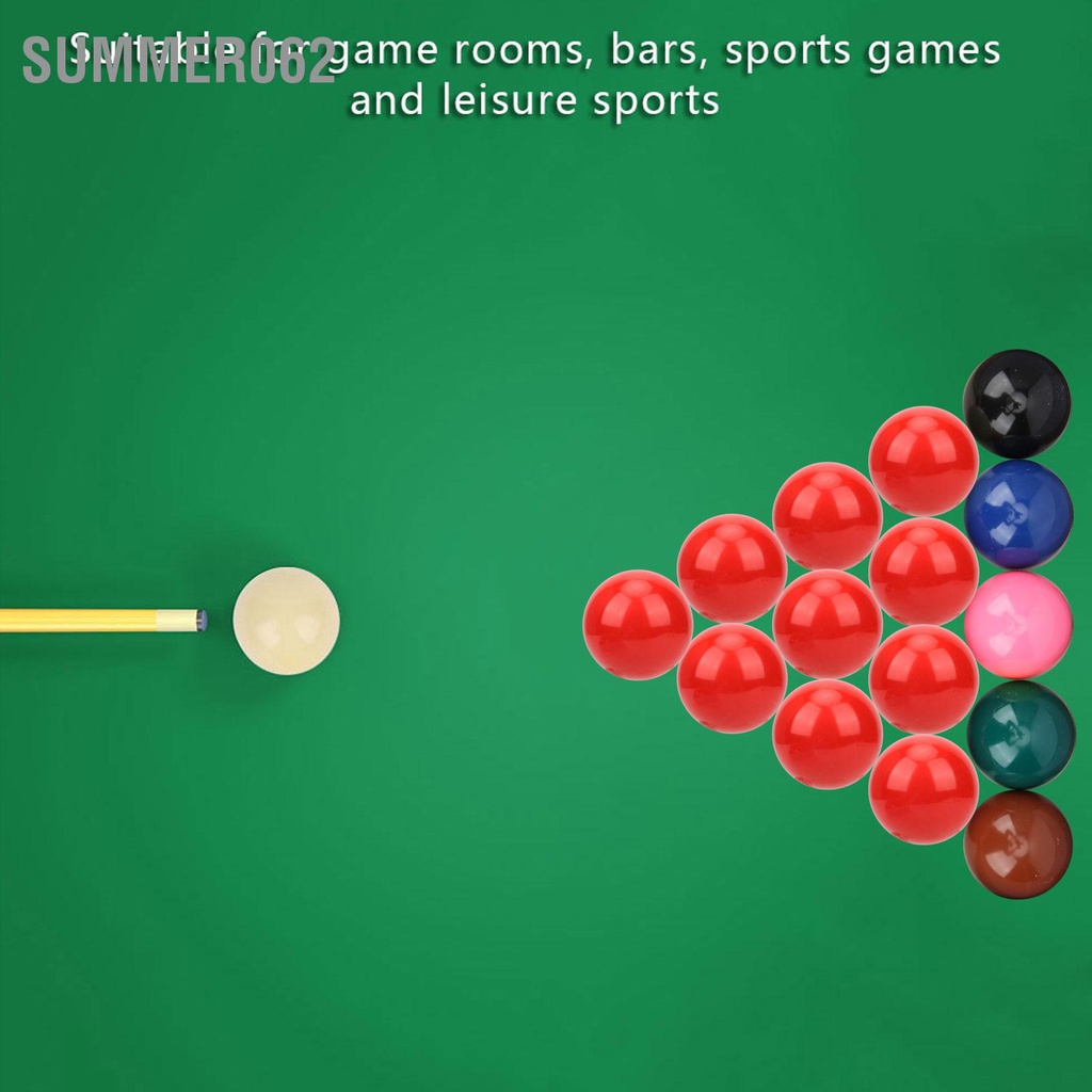 [Hàng Sẵn] 22Pcs 52.2mm/2.1 inch Snowk bi-a có màu sơn vôi nhựa thông【Summer062】