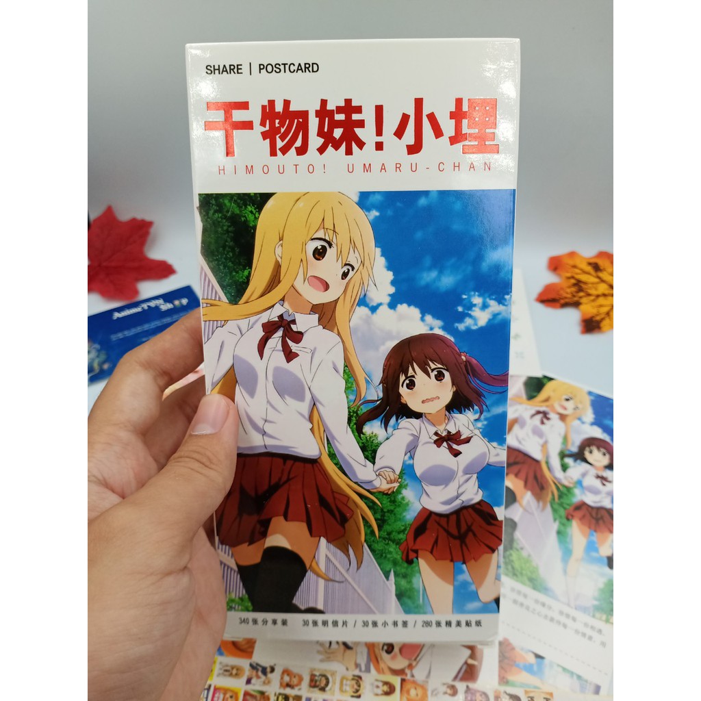 Hộp Postcard Bưu thiếp (Trọn bộ 340 Hình có Sticker) Anime/Manga Himouto! Umaru-chan (Umaru)