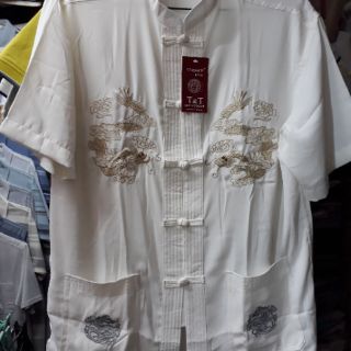 Áo cổ tàu cài nút