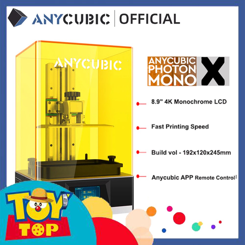 Máy in 3d  ANYCUBIC PHOTON MONO X 4k - Máy in resin ( SLA/ DLP ) - hỗ trợ in 3D mô hình, custom lego non