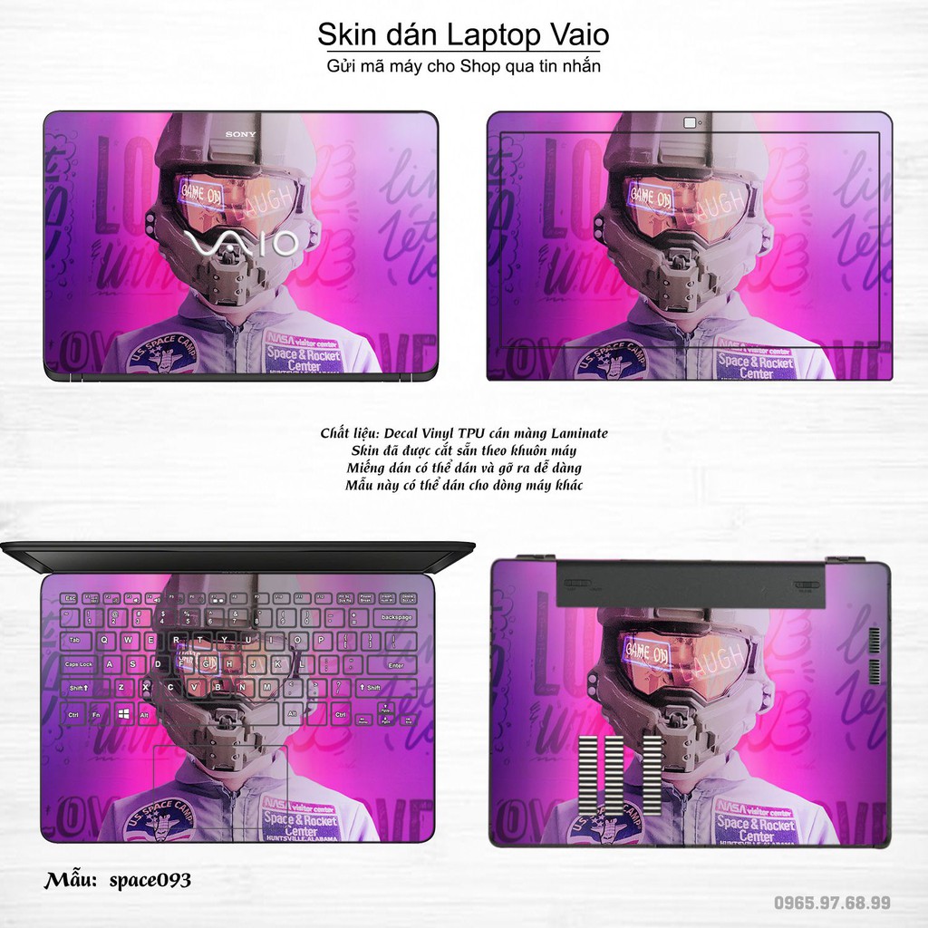 Skin dán Laptop Sony Vaio in hình không gian _nhiều mẫu 16 (inbox mã máy cho Shop)