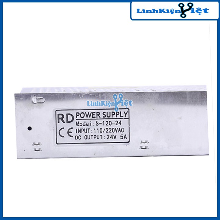 Nguồn Tổ Ong Đổi Nguồn từ 220V về 24V-5A ( Loại Xịn Đủ Công Suất )